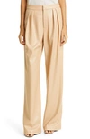 ALICE AND OLIVIA POMPEY FAUX LEATHER TROUSERS