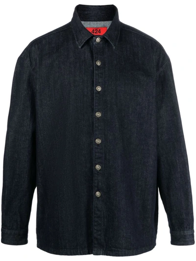 424 Long-sleeve Denim Shirt