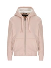 Moose Knuckles Classic Bunny Faux Fur Hooded Jacket In Pink