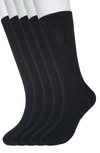 ORIGINAL PENGUIN SOLID HEATHER MIX 5-PACK CREW SOCKS