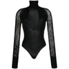 Alessandro Vigilante Roll-neck Cut-out Body In Black