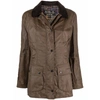Barbour Beadnell Waxed Jacket In Brown