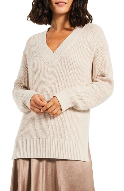 Nic + Zoe Women's Glisten Up V-neck Sweater In Multi