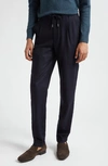 THOM SWEENEY CASUAL WOOL & CASHMERE TWILL PANTS
