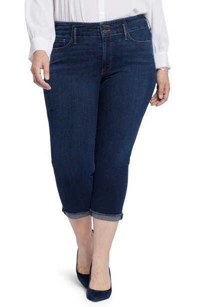 Nydj Marilyn Cuff Hollywood Breathtaking Crop Jean In Blue
