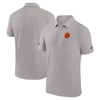NIKE NIKE GRAY CLEVELAND BROWNS SIDELINE COACHES PERFORMANCE POLO