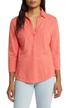 TOMMY BAHAMA ASHBY ISLES COTTON JERSEY POPOVER TOP