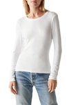Michael Stars Zola Ribbed Tee In White