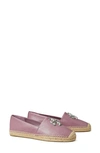 Tory Burch Eleanor Espadrille Flat In Cipria