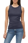 Michael Stars Paloma Cotton Tank Top In Nocturnal