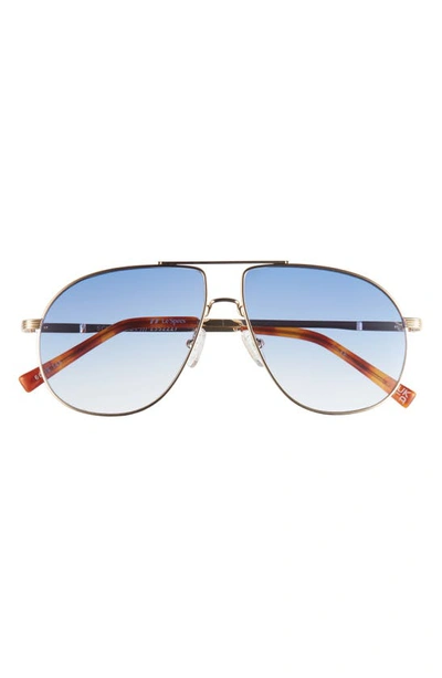 Le Specs Sonnenbrille In Bright Gold / Vintage Tort