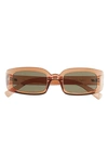 LE SPECS DYNAMITE 52MM RECTANGULAR SUNGLASSES