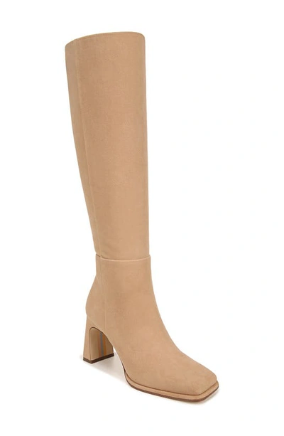 Sam Edelman Women's Issabel Square-toe Sculpted-heel Boots In Beige