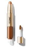 Iconic London Radiant Concealer & Brightening Crayon Duo Neutral Deep 0.88 oz / 26 ml In Neutral Deep