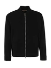 Nuur Bomber With Full Zip In Black