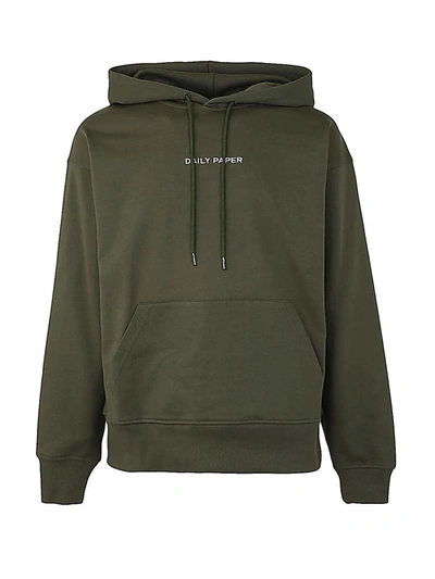 Daily Paper Elevin Logo Hoodie In Green
