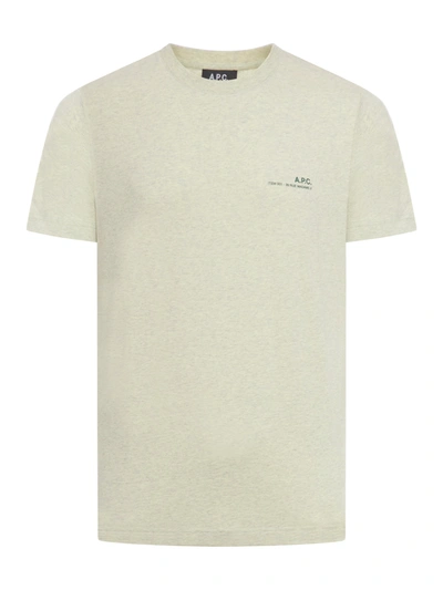 Apc Cotton T-shirt In Green