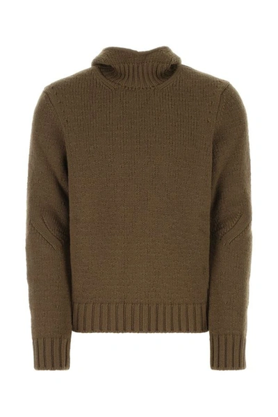 Bottega Veneta Hooded Jumper In Brown