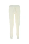 BOTTEGA VENETA BOTTEGA VENETA WOMAN IVORY STRETCH WOOL BLEND JOGGERS