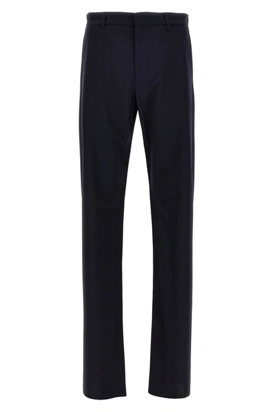 Givenchy Fresh Wool Pants In Blue