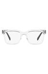 DOLCE & GABBANA 52MM SQUARE OPTICAL GLASSES