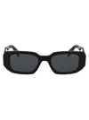 Prada Curved Cat-eye Frame Sunglasses In 1ab5s0 Black