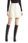 FRAME FRAME LE HIGH & TIGHT RECYCLED LEATHER BLEND SKIRT