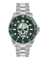 Philipp Plein Men's The $kull Stainless Steel Bracelet Watch 44mm In Green