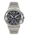 Ferragamo F-80 Titanium Tech Bracelet Watch In Metallic