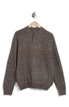 Westzeroone Draken Marled Sweater In Chocolate