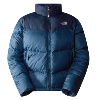 Pre-owned The North Face M Saikuru Jacket Herren Summit Navy Daunenjacke Steppjacke Blau