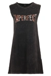 IMPERFECT IMPERFECT BLACK COTTON WOMEN'S DRESS