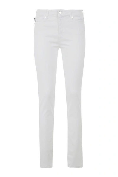Love Moschino Cotton Jeans & Women's Pant In White