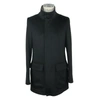 MADE IN ITALY MADE IN ITALY BLACK WOOL VERGINE MEN'S JACKET