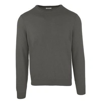 Malo Elegant Anthracite Wool-cashmere Men's Sweater In Gray