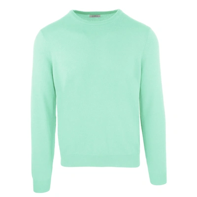 MALO MALO ELEGANT WATER GREEN WOOL-CASHMERE MEN'S SWEATER