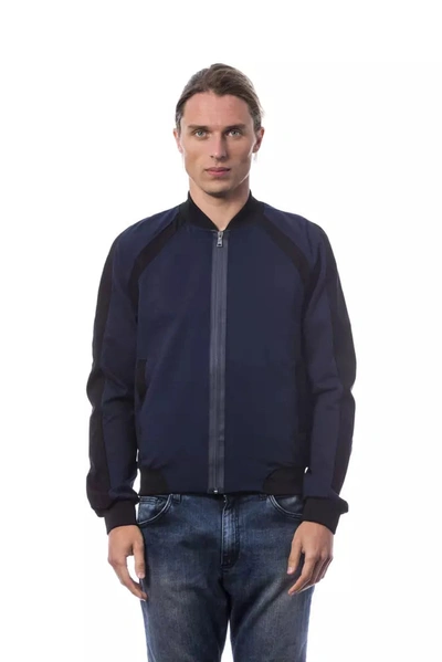 Verri Sleek Blue Bomber Jacket - Tailored Men's Fit