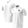 UNDER ARMOUR UNDER ARMOUR  WHITE NAVY MIDSHIPMEN 2023 AER LINGUS COLLEGE FOOTBALL CLASSIC POLO