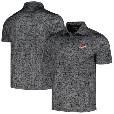 Barstool Golf Men's  Black 3m Open Polo Shirt