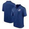 Fanatics Branded  Blue Tampa Bay Lightning Left Side Block Polo In Blue