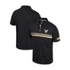 Colosseum Men's  Black Vanderbilt Commodores No Problemo Polo Shirt In Black