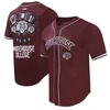 PRO STANDARD PRO STANDARD MAROON MOREHOUSE MAROON TIGERS HOMECOMING MESH BUTTON-DOWN SHIRT