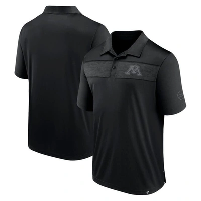 Fanatics Men's  Black Minnesota Golden Gophers Oht Military-inspired Appreciation Polo Shirt