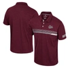 Colosseum Men's  Maroon Montana Grizzlies No Problemo Polo Shirt In Maroon