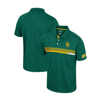 Colosseum Men's  Green Baylor Bears No Problemo Polo Shirt