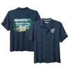 TOMMY BAHAMA TOMMY BAHAMA  NAVY 2023 MLB ALL-STAR GAME CAMP BUTTON-UP SHIRT