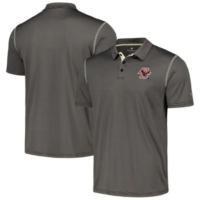 Colosseum Men's  Gray Boston College Eagles Cameron Polo Shirt