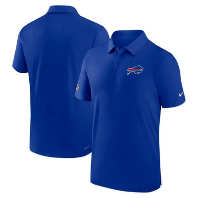 NIKE NIKE ROYAL BUFFALO BILLS SIDELINE COACHES PERFORMANCE POLO