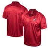 COLOSSEUM COLOSSEUM RED UTAH UTES HONEYCOMB RAGLAN POLO