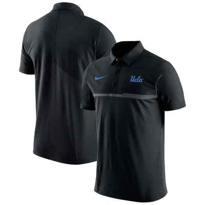 Nike Men's  Black Ucla Bruins Coaches Performance Polo Shirt